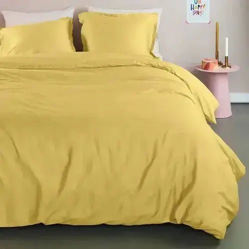 Housse de couette jaune pâle SMOOTHIES- Par Brunelli - Housse de couette Brunelli - $79.99! Literie-Déco et moi