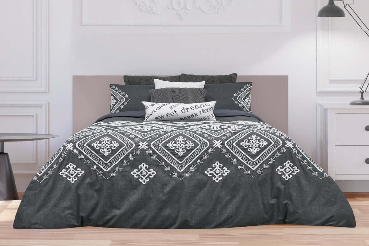 Housse de couette NÉVILLE - Housse de couette rjs trading - Literie-Déco et moi