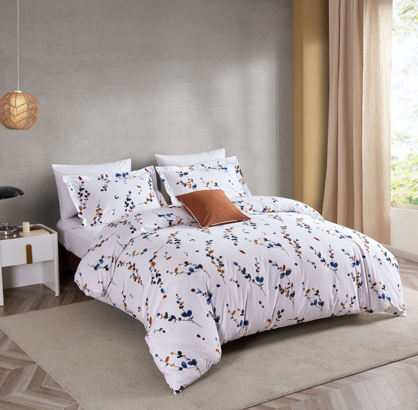 Ensemble de housse de couette SCARLETT ( 4 pièces ) Housse de couette ,disponible chez Literie-Déco et moi