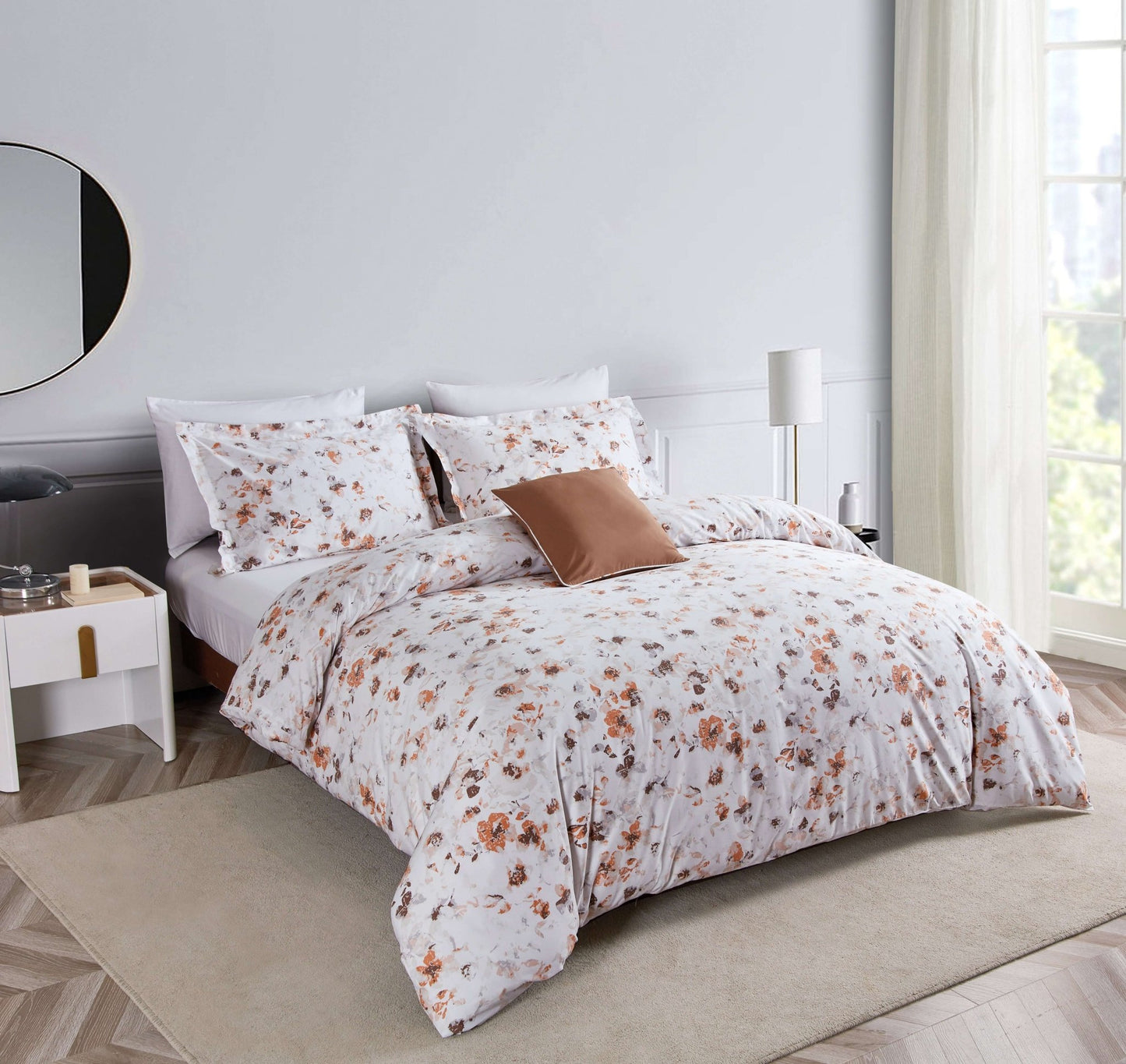 Ensemble de housse de couette ADALEE ( 4 pièces ) Housse de couette ,disponible chez Literie-Déco et moi