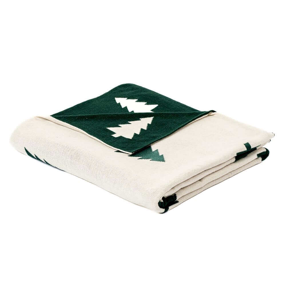 Jeté en tricot crème SAPINO ( 50'' x 60'')- Par Brunelli - JETÉ Brunelli - Literie-Déco et moi