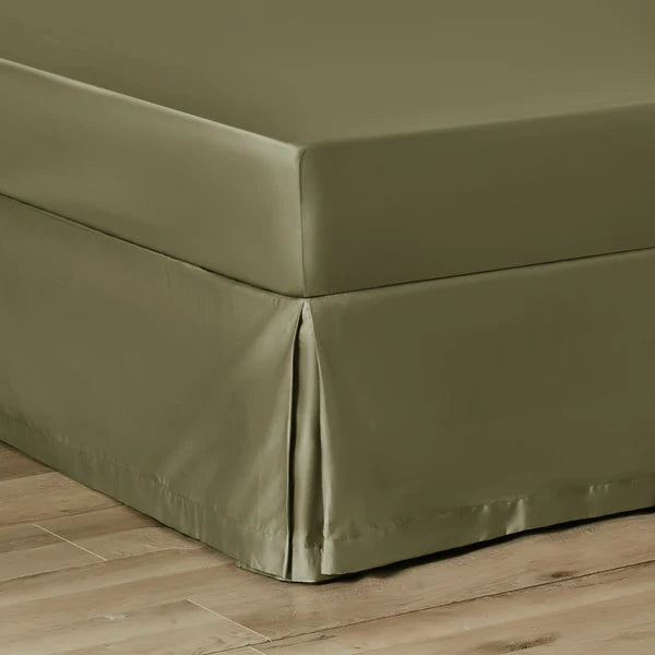 Housse de couette en coton PIMA ( 400 fils )- Vert Mousse Housse de couette ,disponible chez Literie-Déco et moi