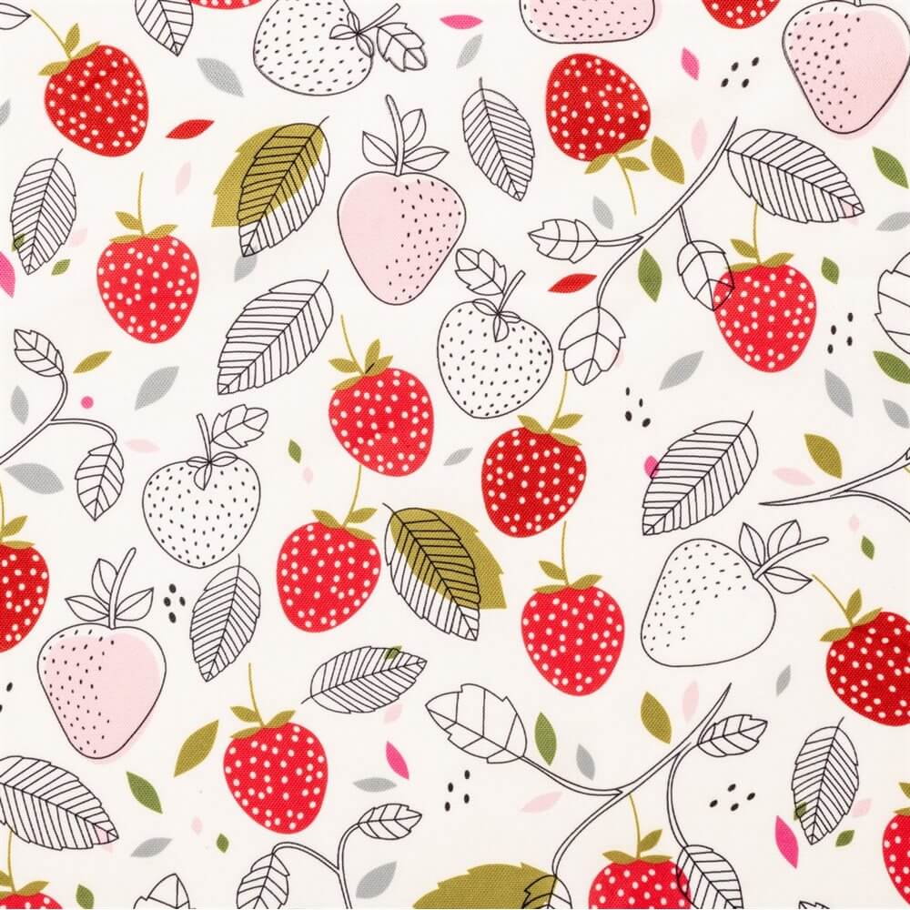 Nappe imprimée de fraises FRAGARIA - Par Brunelli - Literie - Déco et moi