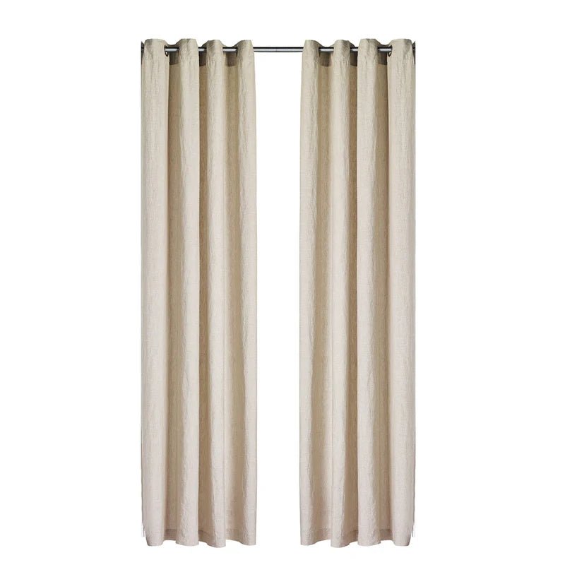 Rideau naturel en lin LINEN STONE WASH- Par Brunelli - rideau Brunelli - Literie-Déco et moi