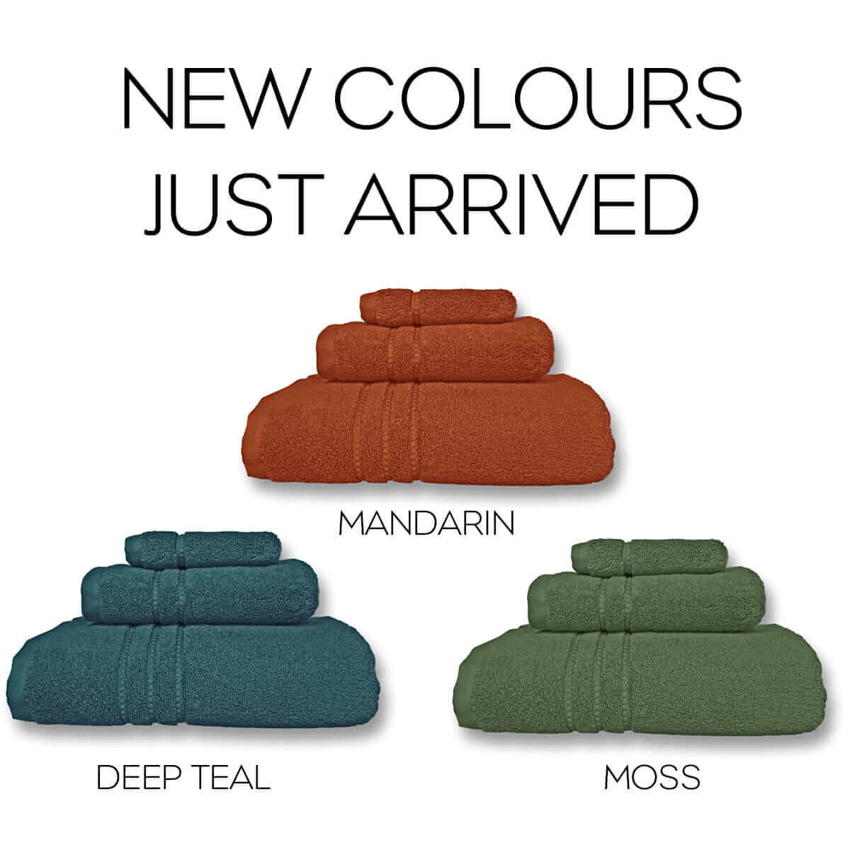 Serviettes en 100% coton PORTOFINO - Par Cuddle Down de Cuddle Down – PRODUIT de qualité chez Literie & Déco et Moi