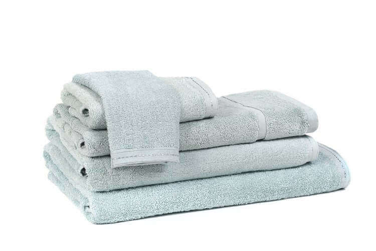 Serviettes en coton biologique NATURE (Bleu pâle) - serviettes de bain Literie & Déco et moi - $5.95! Literie-Déco et moi