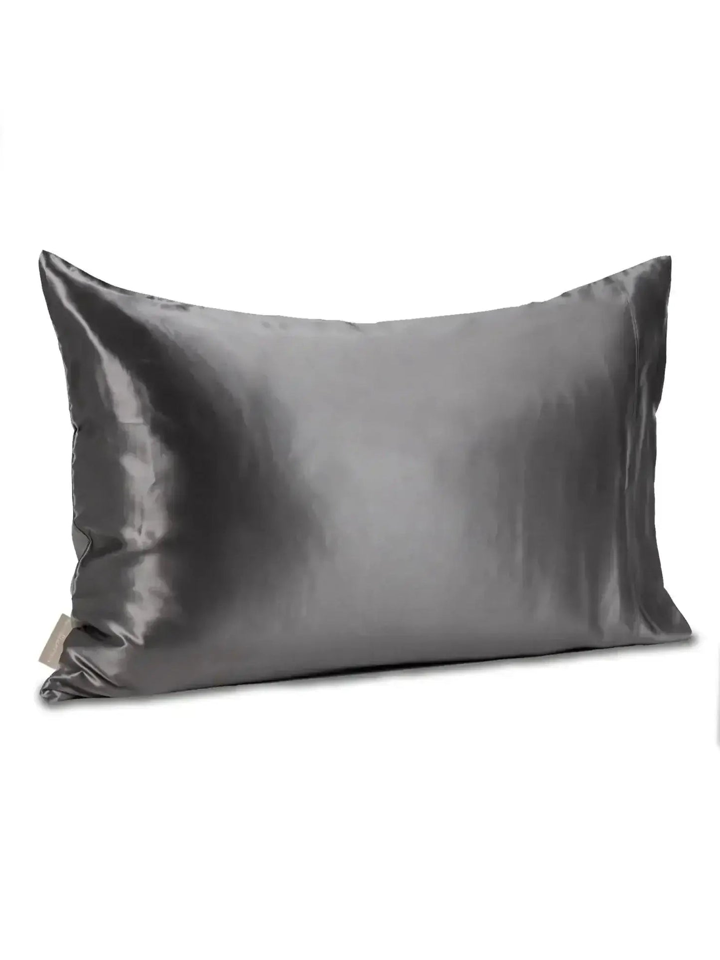 Taie oreiller en soie de mûrier- Ardoise ( 22 mommes) - taies DB - $129.99! Literie-Déco et moi