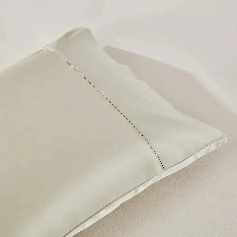 Taies d'oreiller coton PIMA 400fils (Paquet de 2) - Naturel - taies Daniadown - $41.95! Literie-Déco et moi