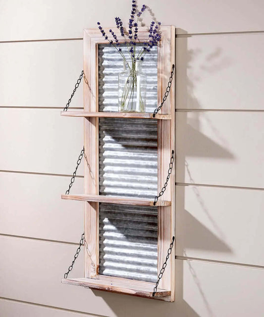 Triple étageres murales ( 26 po. hauteur) - etagere stock - Literie-Déco et moi