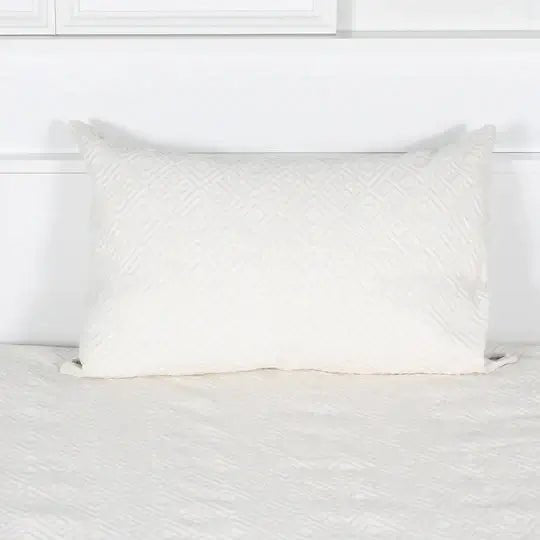 Couverture ELOI ( Blanc cassé) Couvre-lit ,disponible chez Literie-Déco et moi