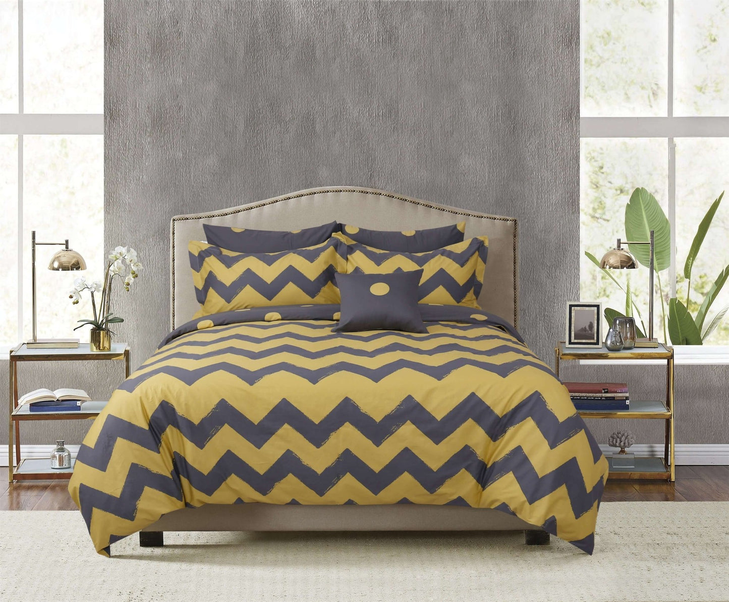 Ensemble de housse de couette TRAVIS ( 4 pièces ) Housse de couette ,disponible chez Literie-Déco et moi