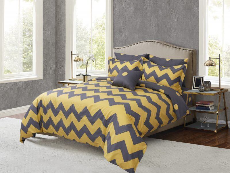 Ensemble de housse de couette TRAVIS ( 4 pièces ) Housse de couette ,disponible chez Literie-Déco et moi