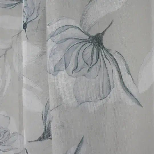 Rideau LIVIA ( Bleu) rideau ,disponible chez Literie-Déco et moi