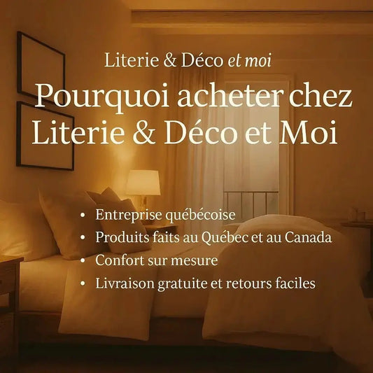 Literie & Déco et moi,le choix du cœur et du confort! - Literie-Déco et moi