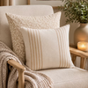 Coussin Cottage ( Beige ) 20'' X 20'' - coussins Literie & Déco et moi - Literie-Déco et moi 