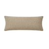 Coussin BOUCLÉ (Grège ) 12'' X 35'' coussins  ,disponible chez Literie-Déco et moi 