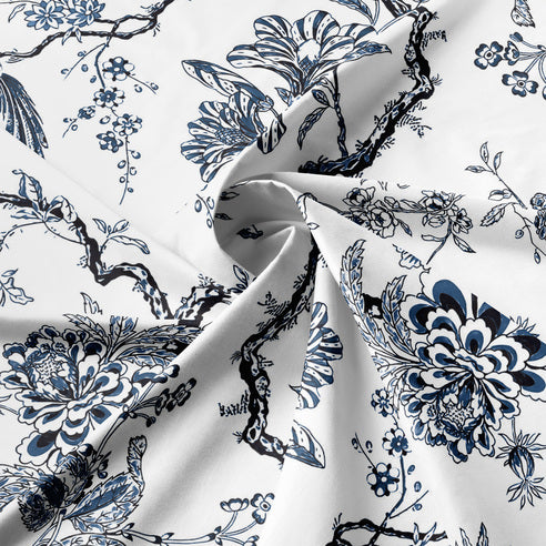FAIT AU CANADA- Modèle TREE TOP CIEL BLEU - Par Colcha Linens (Copie) Douillette, Couvre-lit, Housse de couette  ,disponible chez Literie-Déco et moi 