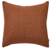 Coussin euro BOUCLÉ  ( Terracotta ) 25'' x 25'' coussins  ,disponible chez Literie-Déco et moi 