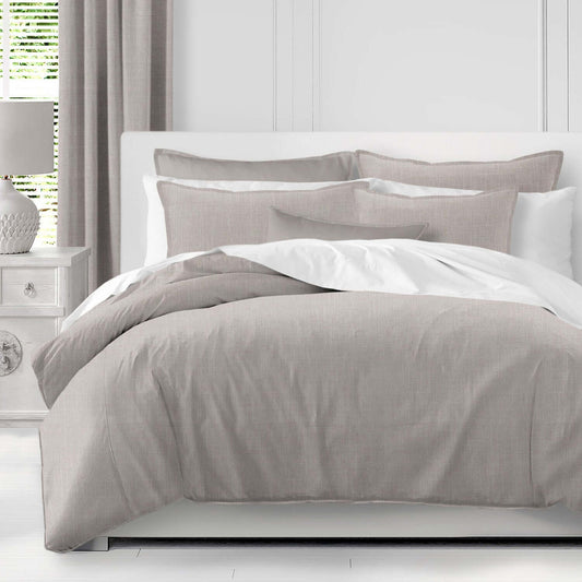 FAIT AU CANADA- Modèle BATTERSEA ( Taupe ) - Par Colcha Linens Douillette, Couvre-lit, Housse de couette  ,disponible chez Literie-Déco et moi 
