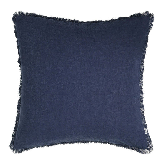 Housse de coussin marine LINEN  (20'' x 20'') coussins  ,disponible chez Literie-Déco et moi 