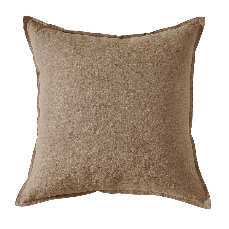 Coussin khaki LINEN ( 12'' X 20'') ou (20'' x 20'') coussins  ,disponible chez Literie-Déco et moi 