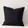 Coussin en lin ( Noir ) - coussins Literie & Déco et moi - $51.99! Literie-Déco et moi 