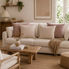 Coussin Cottage ( Beige et brun ) 20'' X 20'' - coussins Literie & Déco et moi - $37.99! Literie-Déco et moi 