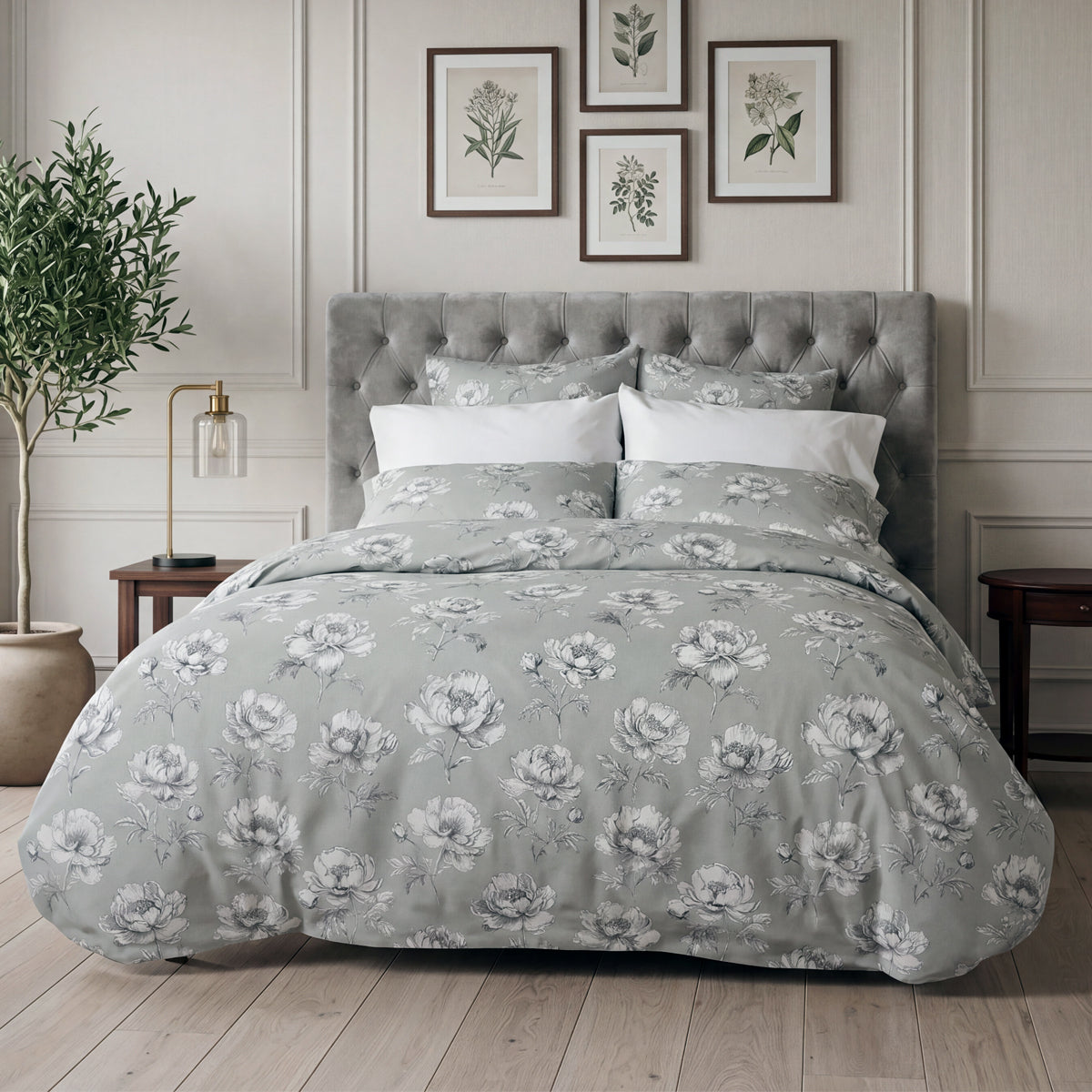 (Fait au Canada) Ensemble de housse de couette Camélia- Par Cuddle Down