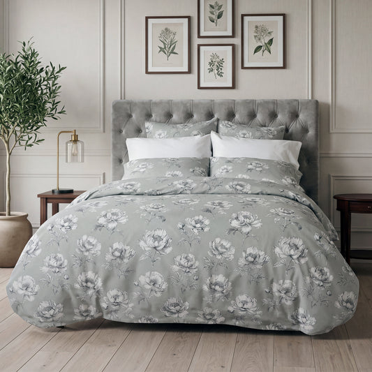 (Fait au Canada) Housse de couette Greenwood- Par Cuddle Down - Housse de couette Cuddle Down - Literie-Déco et moi 