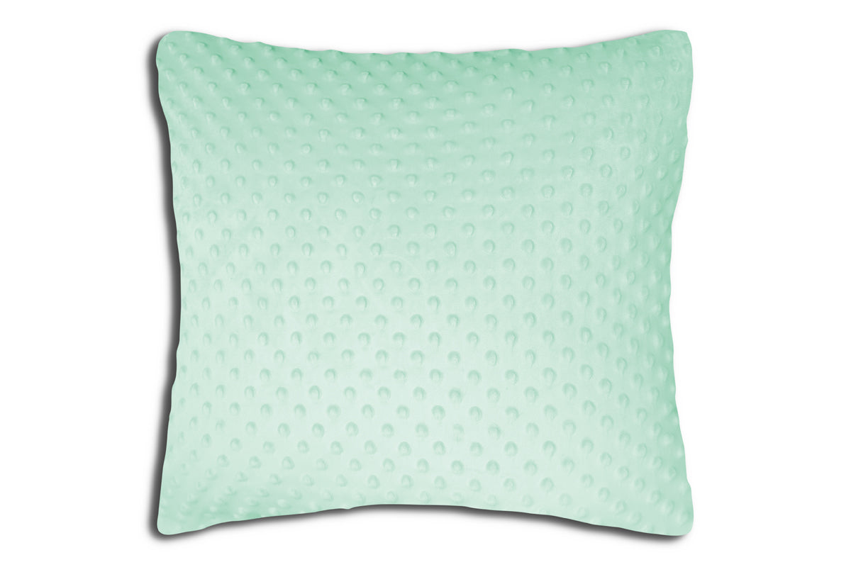 Coussins texture DOT  ( Vert Menthe) Coussins  ,disponible chez Literie-Déco et moi 