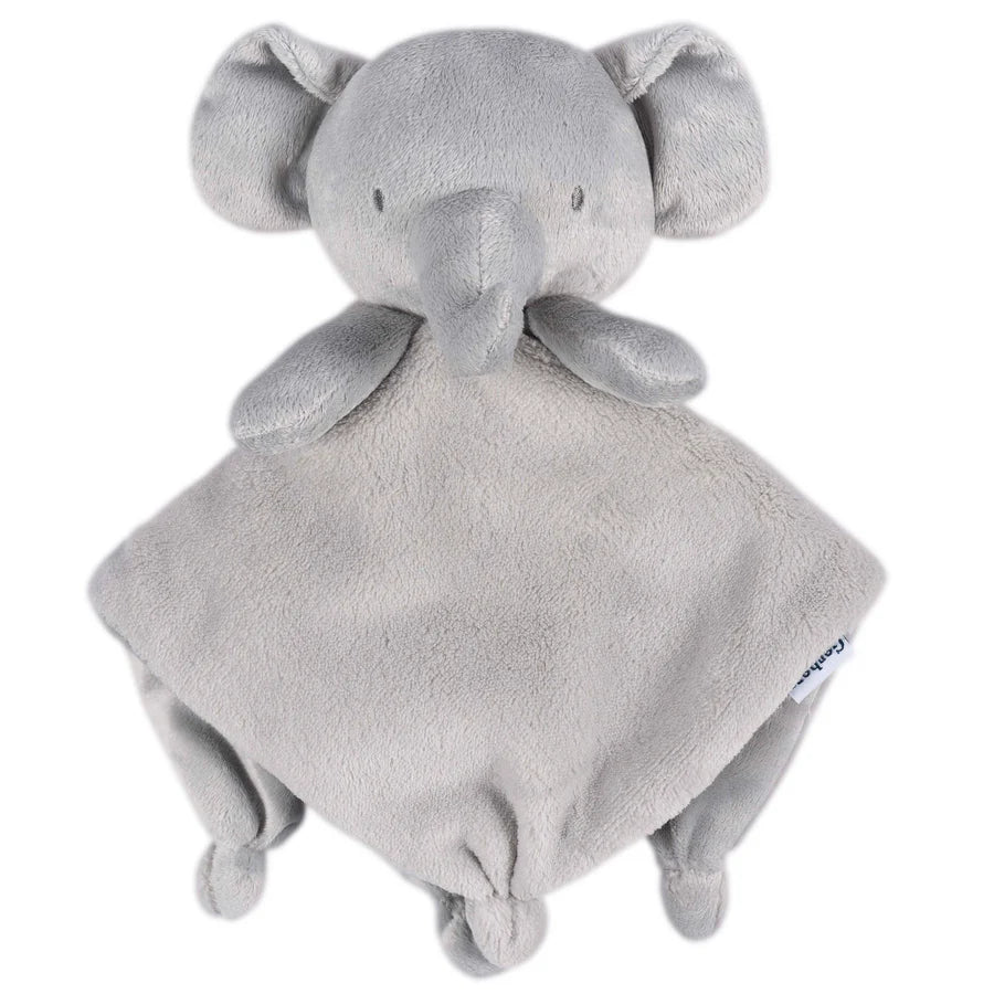 Doudou pour bébé - ÉLÉPHANT peluches  ,disponible chez Literie-Déco et moi 