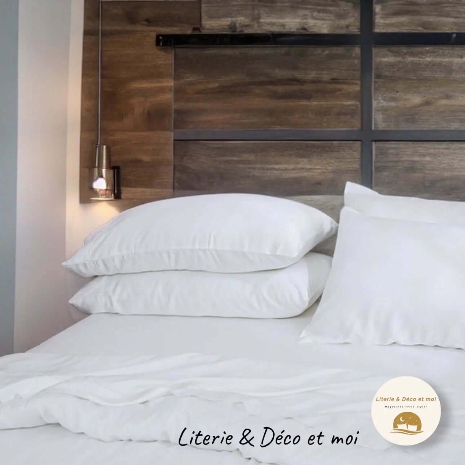 Ensemble de draps en rayonne de bambou ( 7 teintes disponibles ) - Collection Literie - Déco et Moi - Literie - Déco et moi