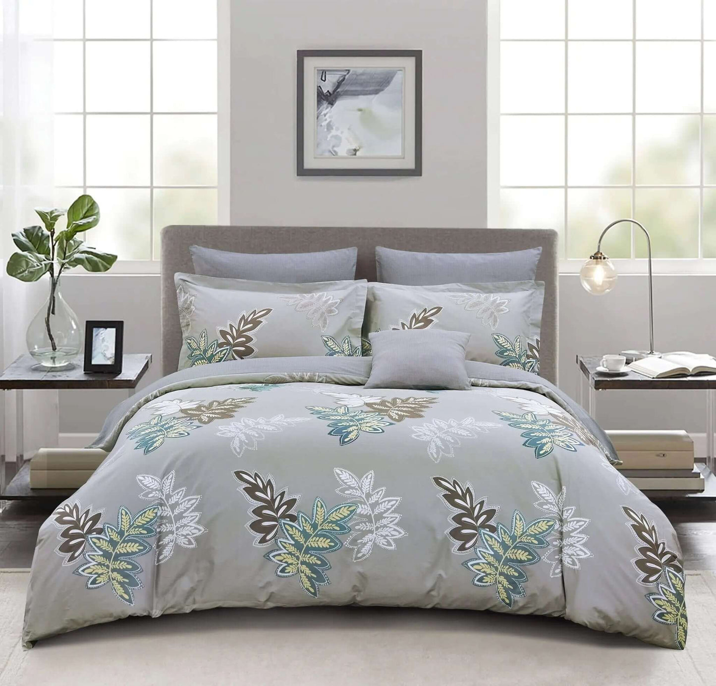 Ensemble de housse de couette MAYA ( 4 pièces ) - Premium Housse de couette from N. Home - Just $129.95! Shop now at Literie-Déco et moi 