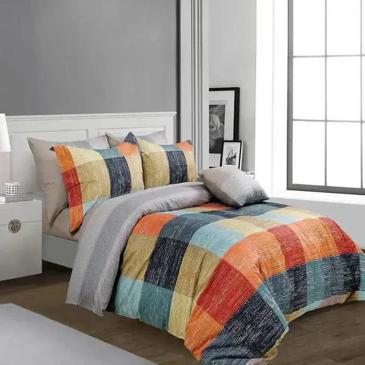 Ensemble de housse de couette MÉRIDIAN ( 4 pièces ) - Literie - Déco et moi