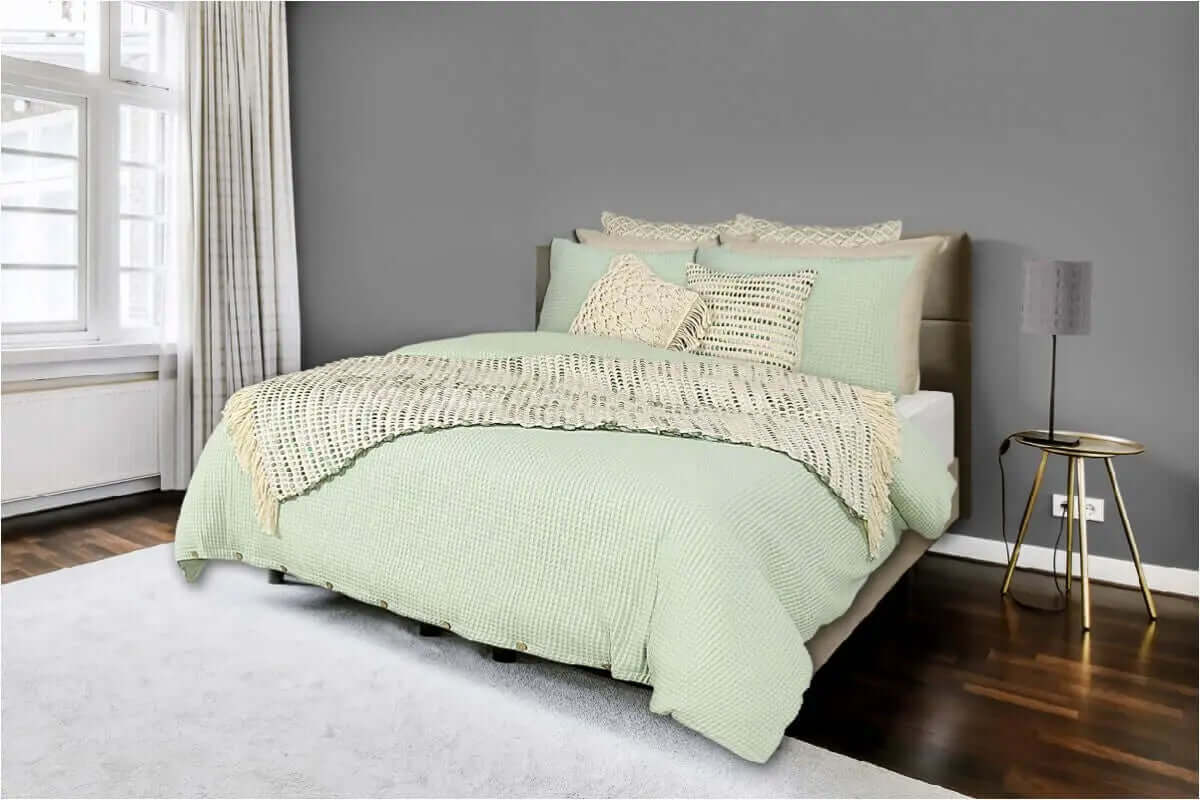 Ensemble de housse de couette gaufrée RINELA - Premium Housse de couette from rjs trading - Just $48.95! Shop now at Literie-Déco et moi 