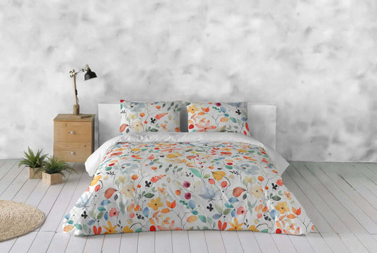 (Fait au Québec) Housse de couette LÉNY ( Ensemble 4 pièces ) - Literie - Déco et moi