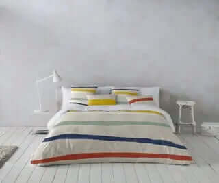 (Fait au Québec) Housse de couette NATHAN ( Ensemble 4 pièces ) - Literie - Déco et moi