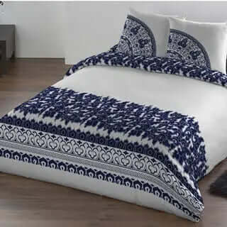 (Fait au Québec) Housse de couette RACHEL ( Ensemble 4 pièces ) - Literie - Déco et moi