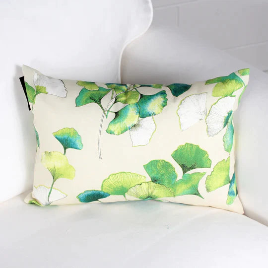 ( Fait au Québec ) Coussin GINGKO ( 2 formats disponibles) Coussins  ,disponible chez Literie-Déco et moi 