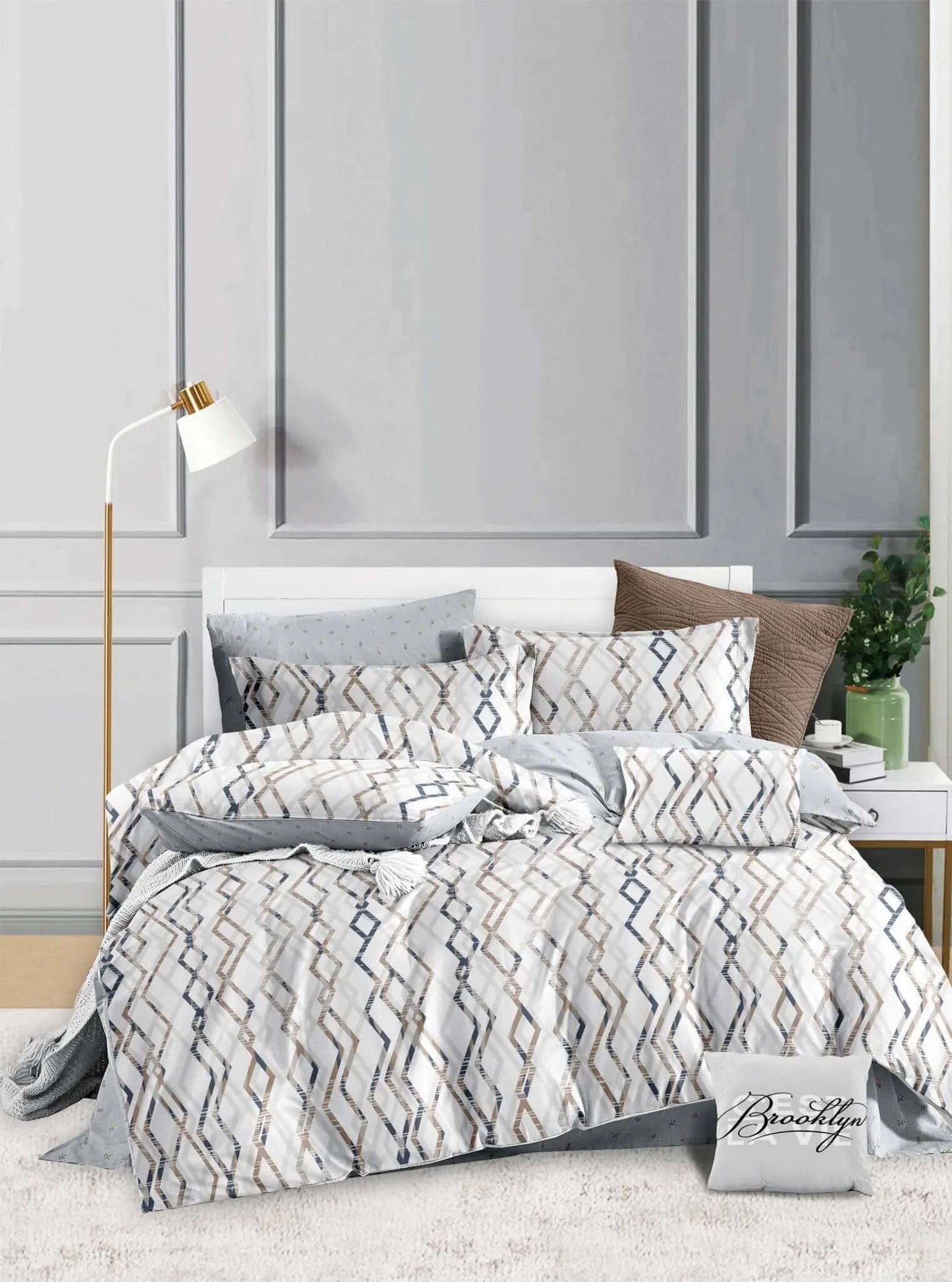  Housse de couette ADAM de Livia – PRODUIT  de qualité chez Literie & Déco et Moi