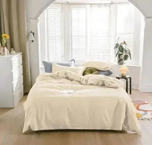 Housse de couette NATURE ( Beige ) - Literie - Déco et moi