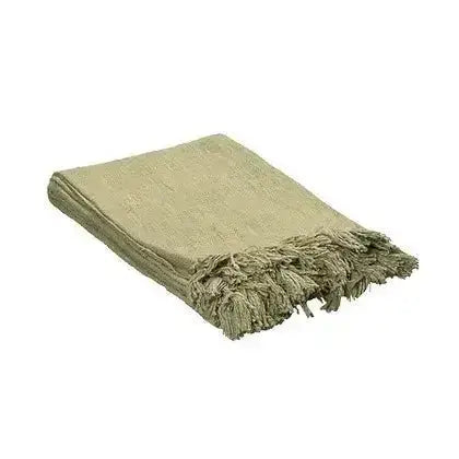 Jeté COZY - Vert sauge ( 50''x60'') - Literie - Déco et moi