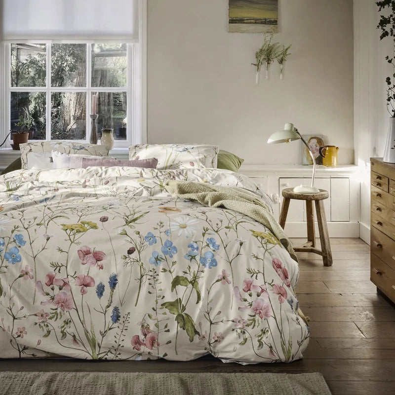 Ensemble housse de couette fleurie MÉLODIE - Par Brunelli (Livraison AUTOMNE 2026)