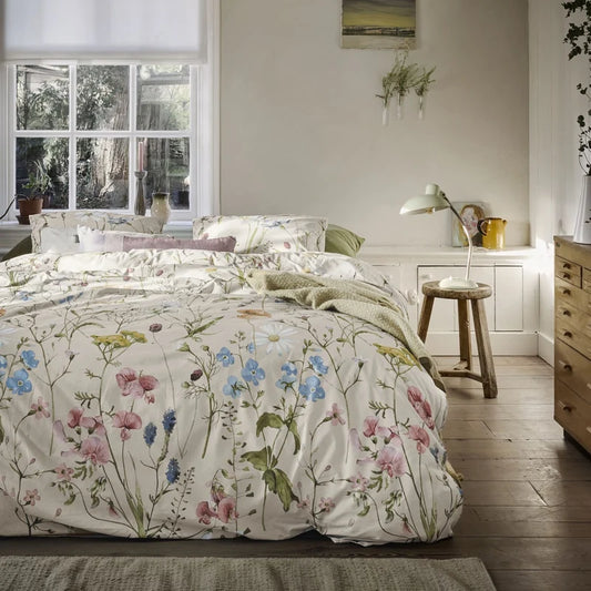 Ensemble housse de couette fleurie MÉLODIE - Par Brunelli (Livraison AUTOMNE 2026)
