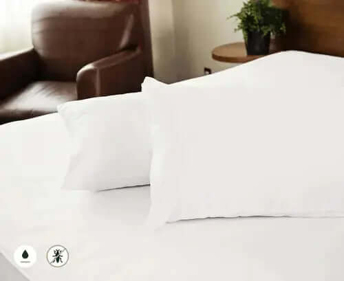 Protège oreiller BASIC, avec bande aération - Literie - Déco et moi