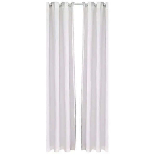 Rideau en lin blanc LINEN STONE WASH - Par Brunelli - Literie - Déco et moi