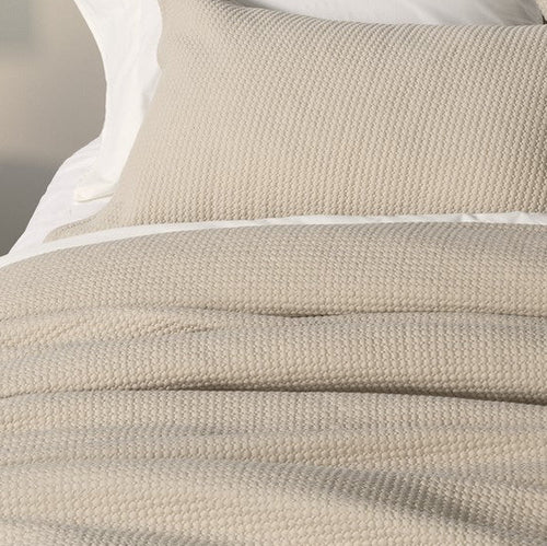 Housse de couette jersey naturel piquée RUSTIC- Par Brunelli - Housse de couette Brunelli - Literie-Déco et moi 