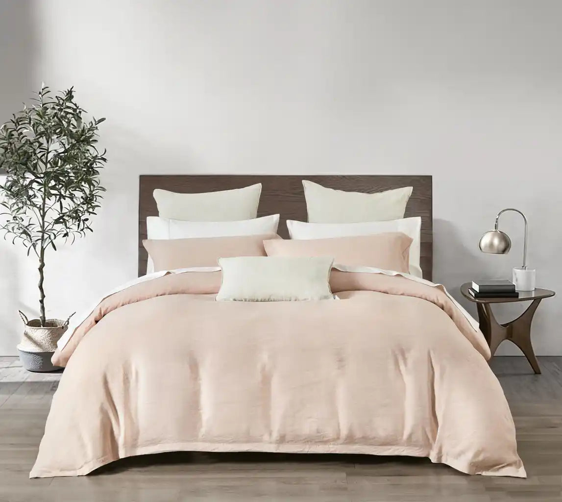 Ensemble de housse de couette Vintage Touch ( Coquillage ) - Housse de couette Daniadown - Literie-Déco et moi 