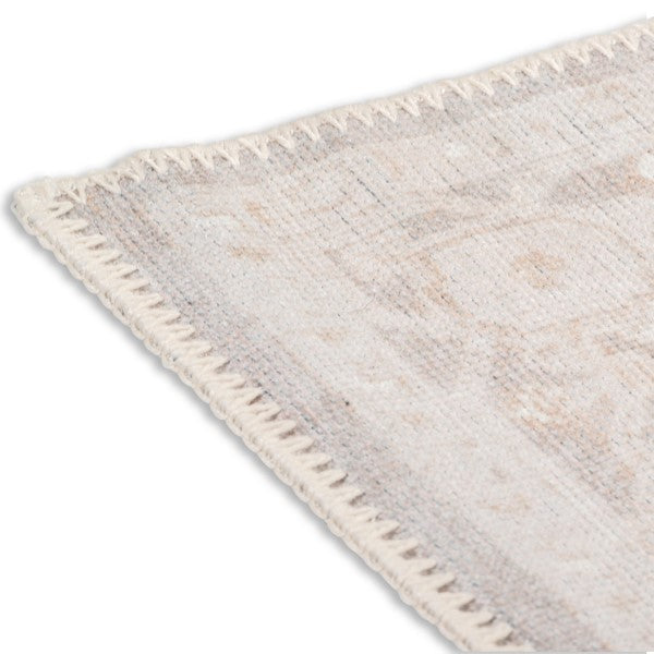 Tapis lavable anti-déversement AURA JAMES ( Beige- Or ) 63'' x 84'' Tapis  ,disponible chez Literie-Déco et moi 