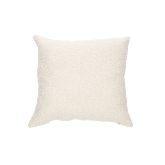 Coussin en faux mouton crème Biquette (18'' x 18'')- Par Brunelli (ARRIVAGE MI-OCTOBRE) - coussins Brunelli - Literie-Déco et moi 